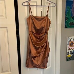 Rose gold dress